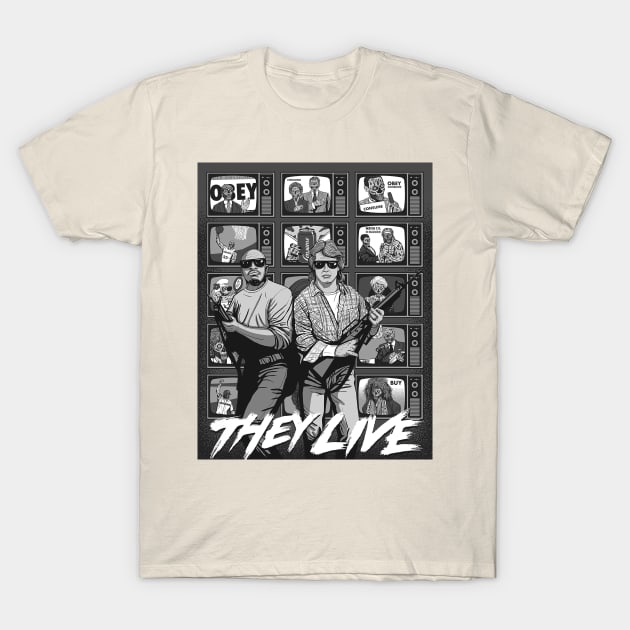 THEY LIVE - john carpenter T-Shirt by hanina